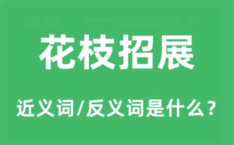 花枝招展意思|花枝招展 的意思、解釋、用法、例句